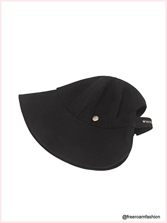 Linen Blend Victorian Bonnet Hat Sun Cap Foldable Summer Visor UPF 50+ main image 4